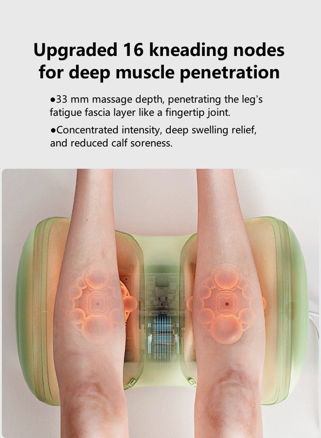 Ru syanl Shiatsu Leg Massage Machine with Heating Foot and Calf Massager for Pain relief and Relieve Stress Deep Tissue Massager Gifts for Mom and Dad  - Image 3
