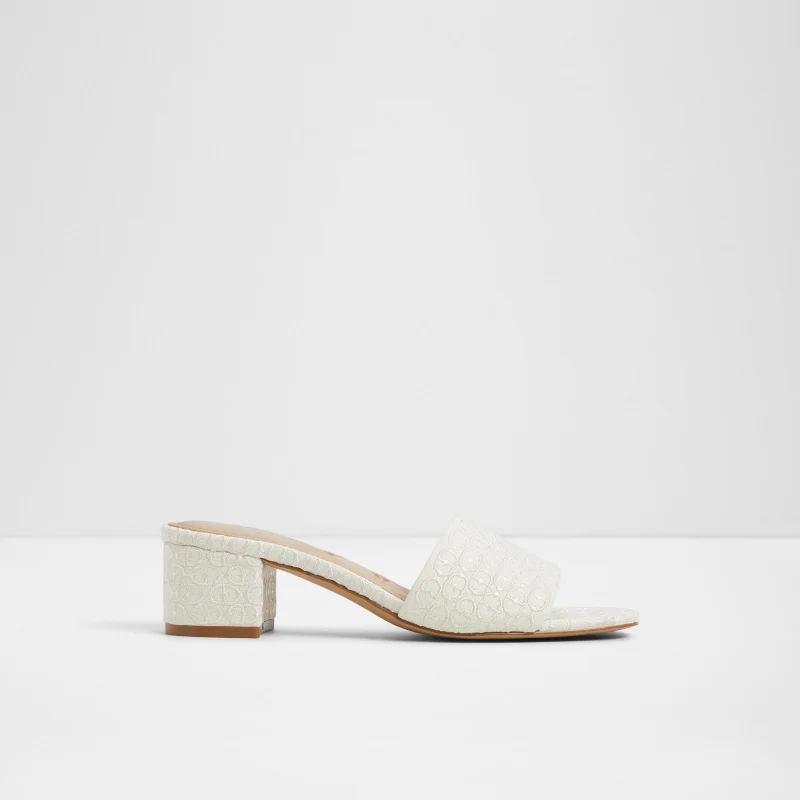 CLAUDINA Open Toe Block Heel Sandals