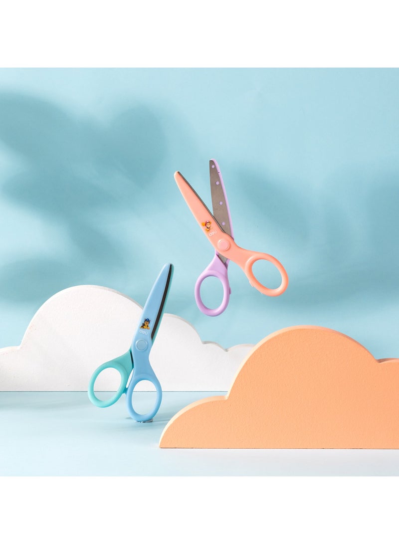 Deli E6023 Scissors Assorted Colours 135mm – ideal for school use - Image 5