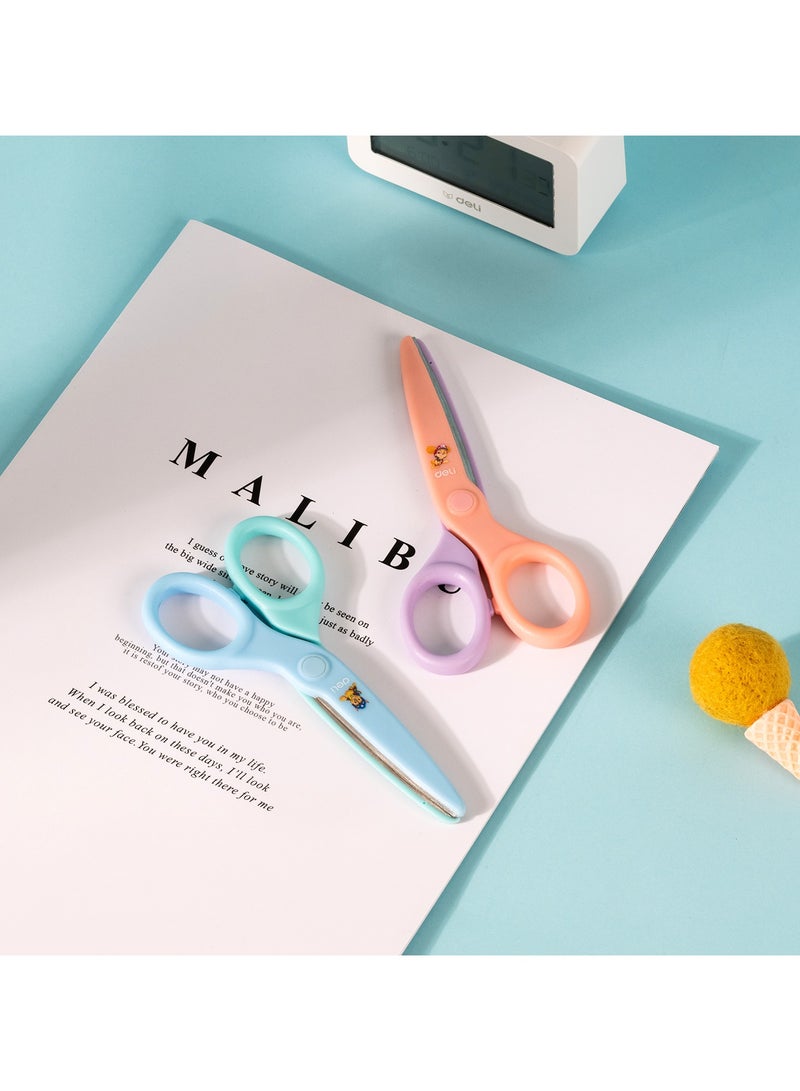 Deli E6023 Scissors Assorted Colours 135mm – ideal for school use - Image 4