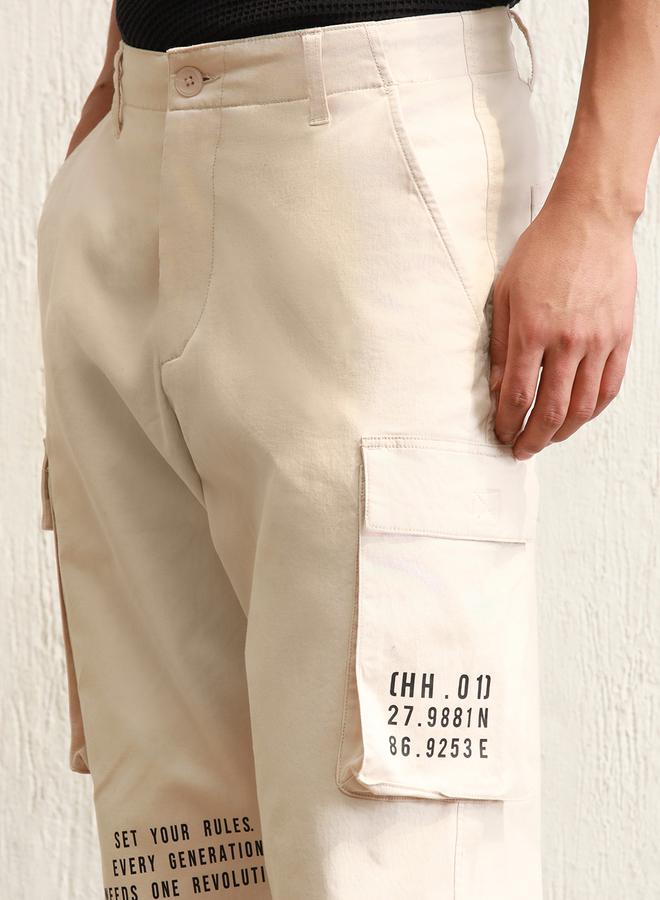 Hubberholme Relaxed Fit Cargo Pants With Printed Pocket - Image 3