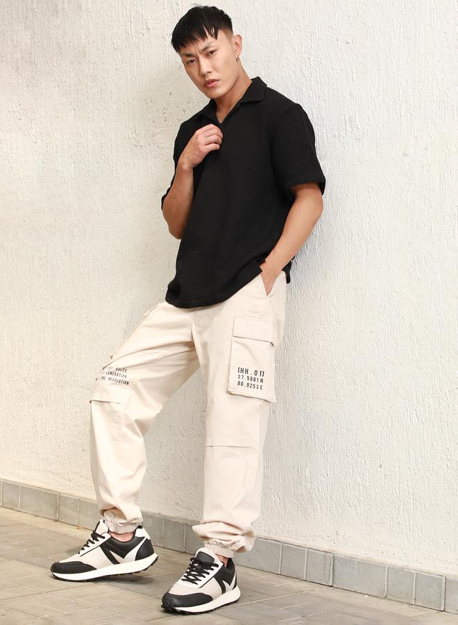 Hubberholme Relaxed Fit Cargo Pants With Printed Pocket - Image 5