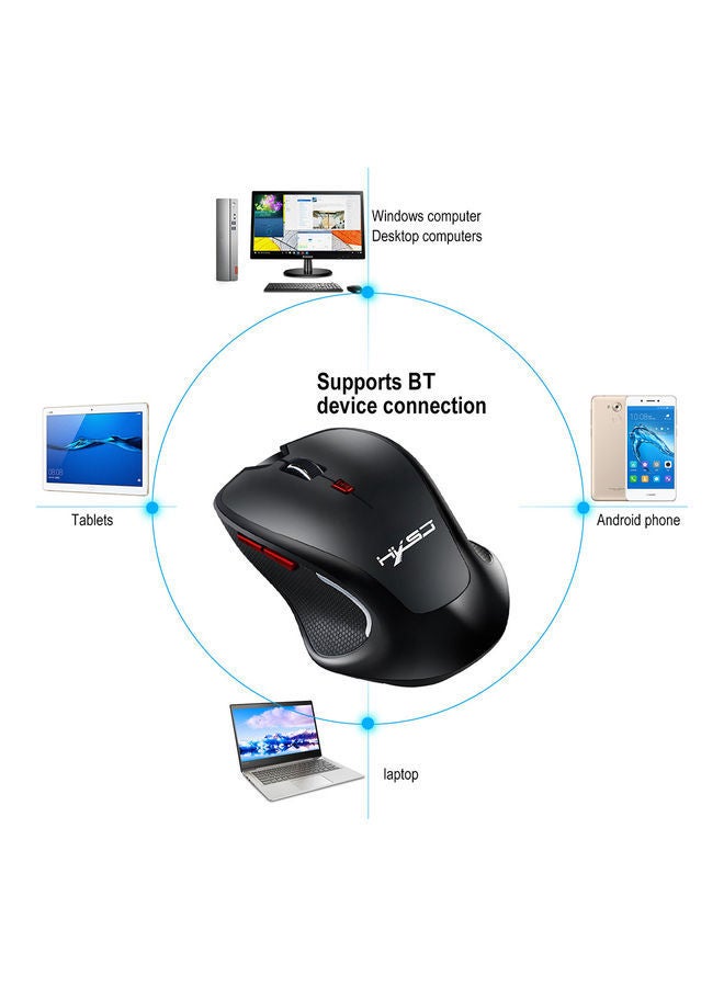 NIBEMINENT Wireless Mouse Black - Image 3
