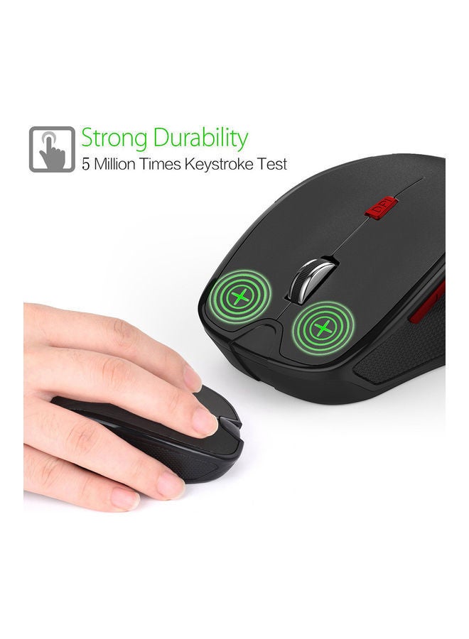 NIBEMINENT Wireless Mouse Black - Image 5