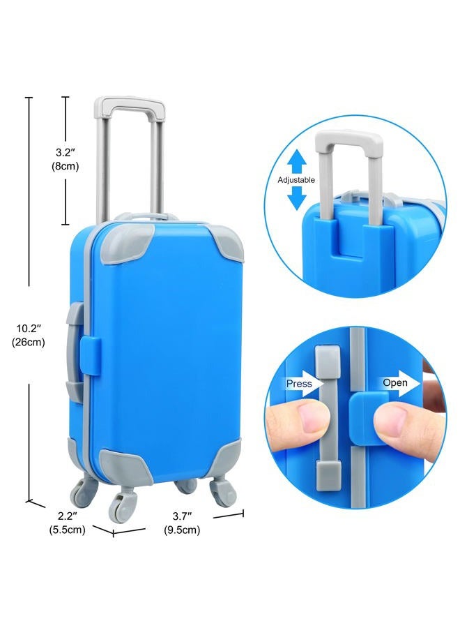 Ecore Fun 24 Pcs American 18 Inch Boy Doll Clothes and Accessories Suitcase Play Set Included Travel Carrier Clothes Camera Phone Travel Pillow Passport Tickets Cashes Credit Card Map - Image 4