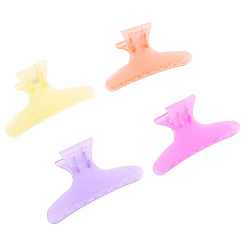 Salmue Butterfly Hair Clips, Strong Hold Hair Claws in Pure Colors for Thick Hair Hairdressing - 12pcs (02#) - Image 2