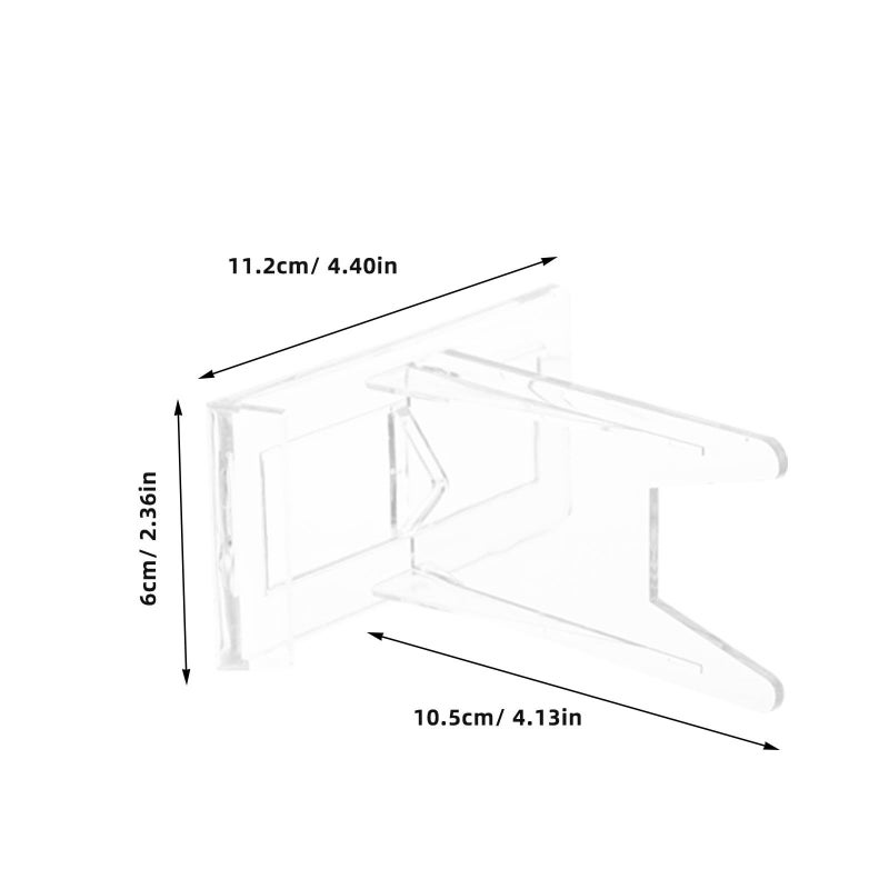 12 Adjustable Plastic Display Easel Stands For Plates Photo Frames Home Decor - Image 3