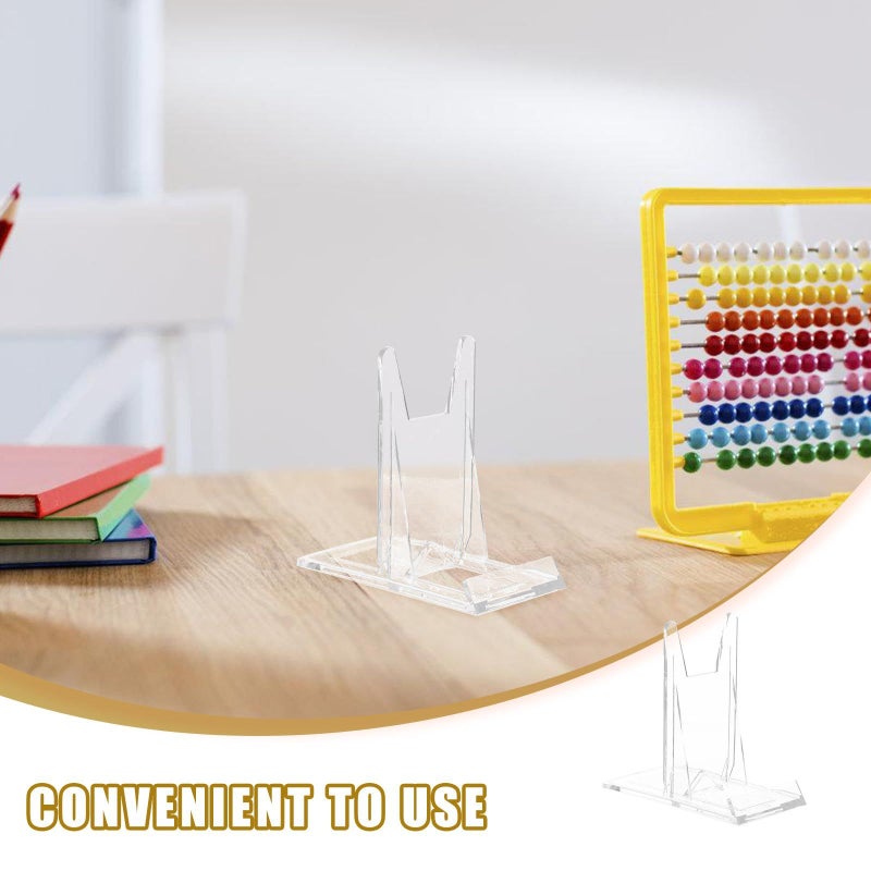 12 Adjustable Plastic Display Easel Stands For Plates Photo Frames Home Decor - Image 4