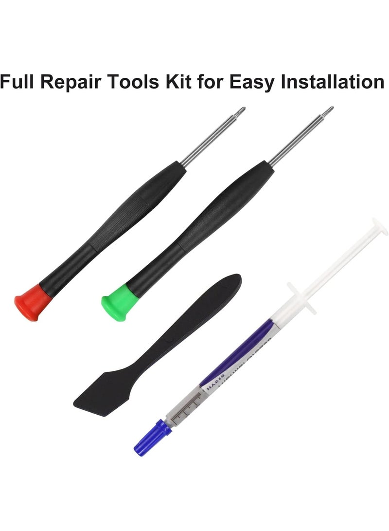 SOLARAE New Replacement Internal Cooling Fan, CPU Heatsink Cooler, Compatible with Nintendo Switch HAC-001 NS 2017 Console, PlayStation 4 Console, with PH1 Screwdriver Repair Tool Kit - Image 3