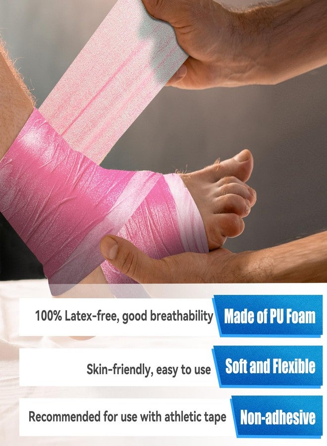 Aiythouy New 2025 8-Pack Randomly Colored Pre Wrap Tape, Premium Prewrap Athletic Tape for Hair Soccer, Sports Pre-Wrap Foam Underwrap Headbands - Image 3