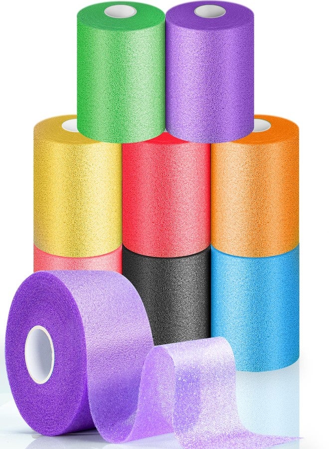 Aiythouy New 2025 8-Pack Randomly Colored Pre Wrap Tape, Premium Prewrap Athletic Tape for Hair Soccer, Sports Pre-Wrap Foam Underwrap Headbands - Image 1