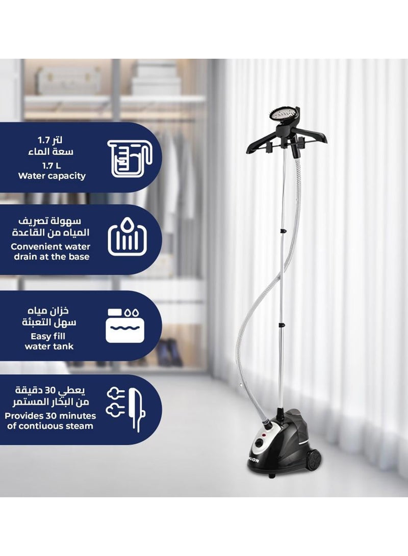 Kion Garment Steamer Ceramic Coating Steam Head & 1.45M Hose Length 1.7 L 1800 W KGC/1004 Multicolor - Image 4