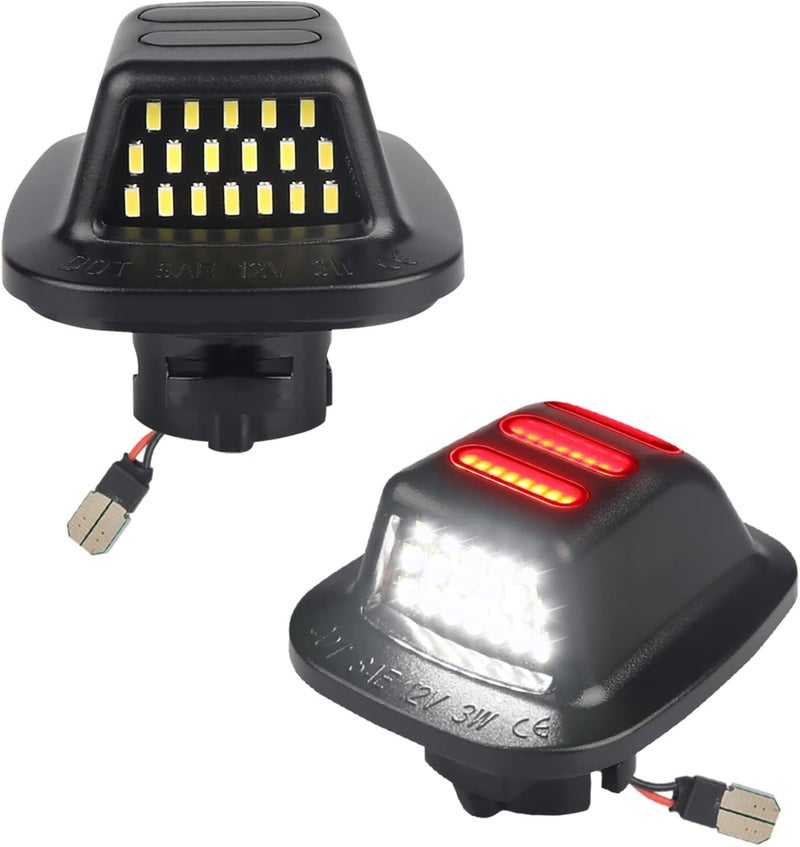 MbuyDIY LED License Plate Light with Red OLED Neon Tube - Image 1