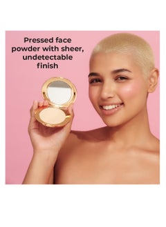 MCoBeauty MCoBeauty Miracle Flawless Pressed Powder, Natural Medium Shade, Oil-Control, Soft-Focus Finish with Hydrating Rose Flower Extract & Sweet Almond Oil, Vegan, Cruelty Free Cosmetics  - Image 4