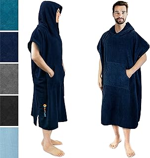 Suncube SUN CUBE Surf Poncho Changing Robe with Hood | Thick Quick Dry Microfiber Wetsuit Changing Towel for Surfing Beach Swim - Image 1