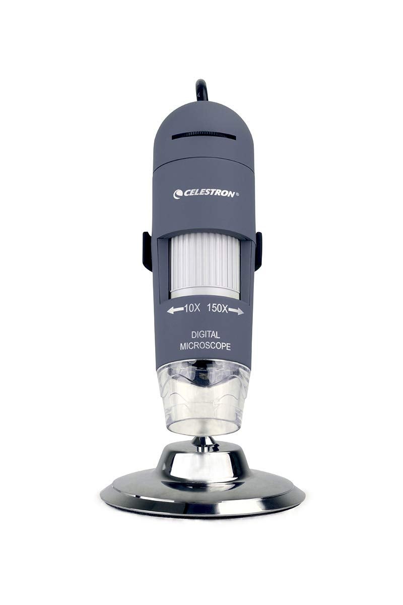 Celestron Celestron Deluxe Handheld Digital Microscope, Capture Your Discoveries, (44302-C), Grey  - Image 3