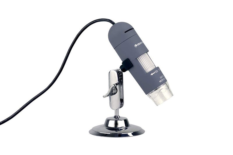 Celestron Celestron Deluxe Handheld Digital Microscope, Capture Your Discoveries, (44302-C), Grey  - Image 1
