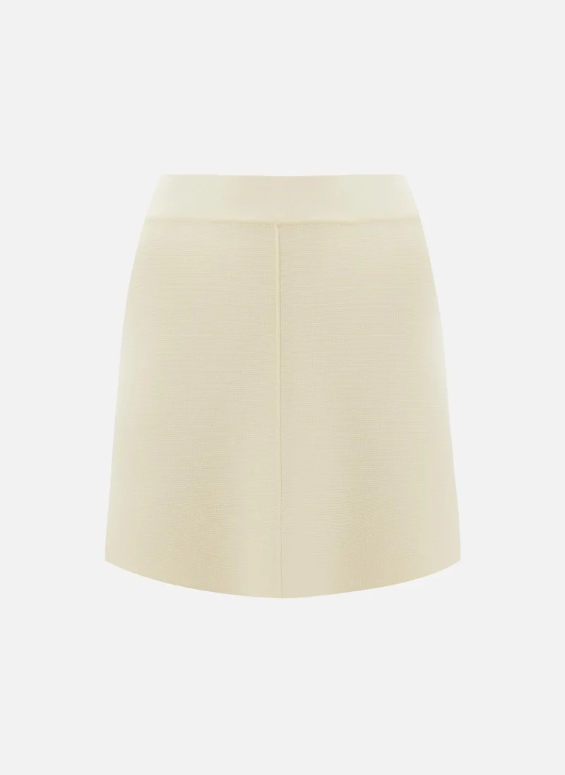Lichi Straight mini skirt with a decorative seam