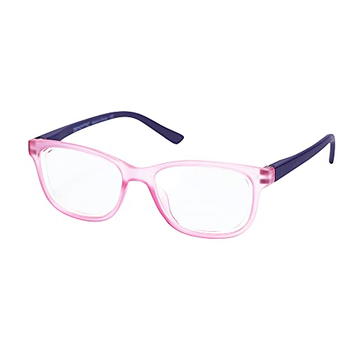 ZENOTTIC Kids Blue Light Blocking Glasses Anti Glare Lens Lightweight Frame Computer Eyeglasses for Boys and Girls(Pink) - Image 1