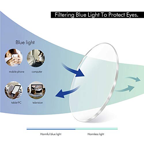 ZENOTTIC Kids Blue Light Blocking Glasses Anti Glare Lens Lightweight Frame Computer Eyeglasses for Boys and Girls(Pink) - Image 4