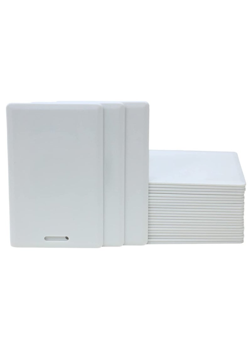 Rubik بطاقات RFID 125 كيلو هرتز قابلة للكتابة عليها بمفتاح بلاستيكي سميك T5577/T5200 قابلة لإعادة الكتابة (50 بطاقة)