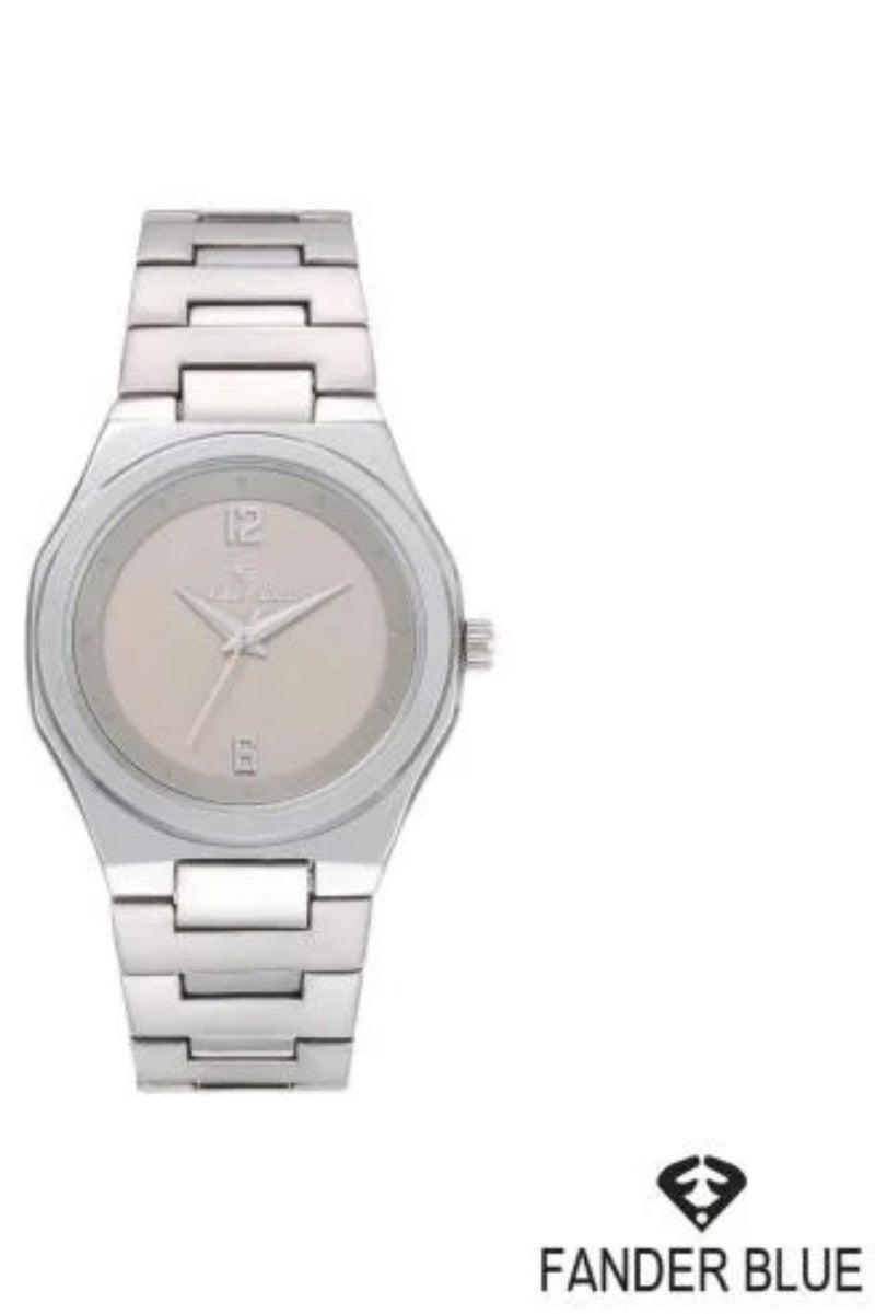 فاندر بلو ساعة فندر بلو رجالي بسير الستيل ميناء رمادي