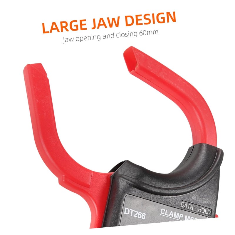 High Precision Digital Clamp Multimeter Auto AC DC Amp Clamp Tester with Buzzer - Image 3