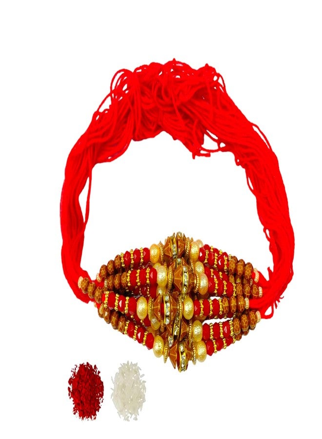 Sesonby Set Of 12 Rakhi Brother Rakhi For Brother Rakhis For Kids Boys Rakhis | RAKHI for brother and bhabhi | rakhi combo | bhaiya bhabhi rakhis #Dzn3 - Image 2