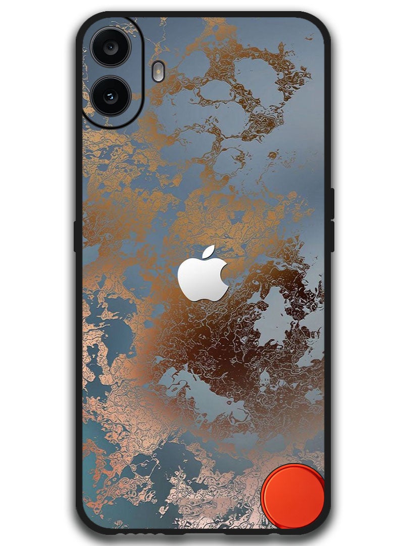 Theodor Protective Case Anti Scratch Shock Proof Bumper Cover For Nothing CMF Phone 1 Golden Grey Design - Image 1