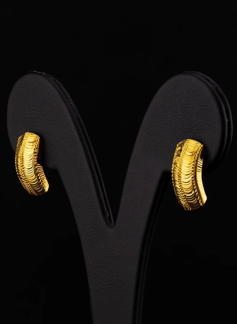 AAZ Jewellery L.L.C Bow 22K Gold Earrings - Image 5