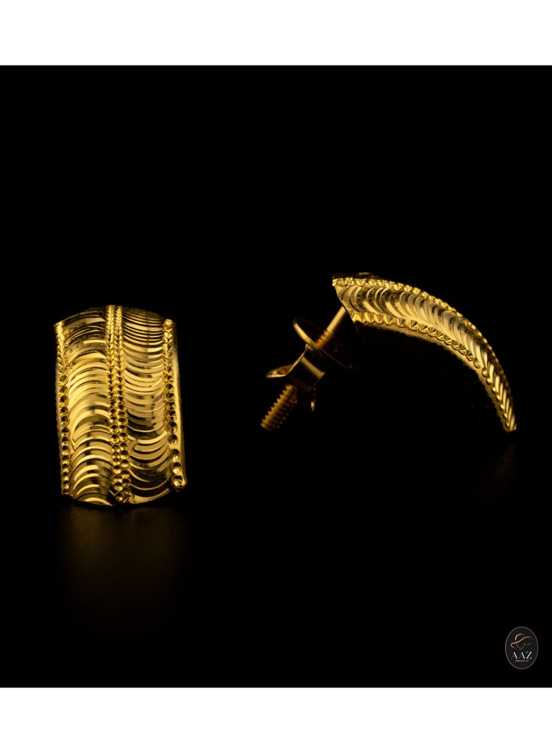 AAZ Jewellery L.L.C Bow 22K Gold Earrings - Image 2