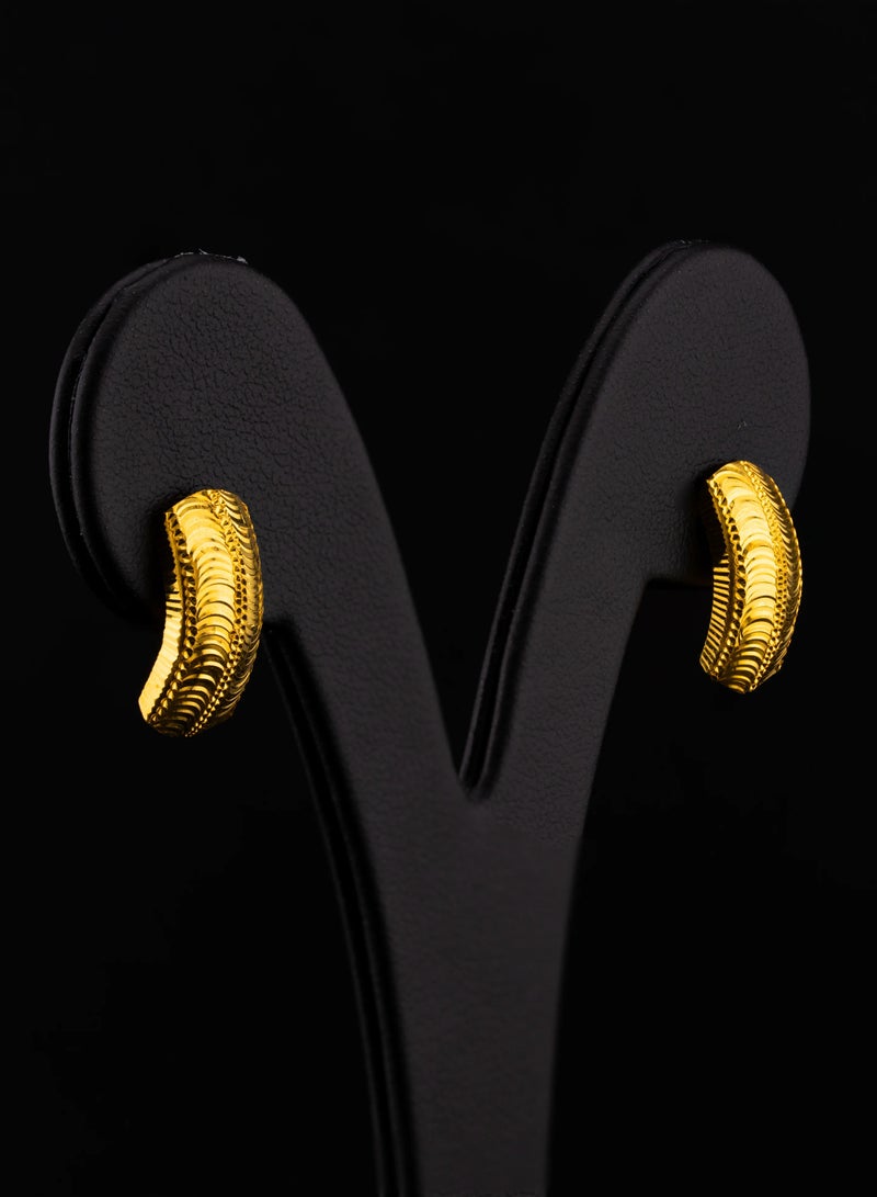 AAZ Jewellery L.L.C Bow 22K Gold Earrings - Image 3