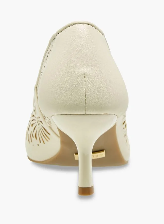 Celeste  Women Laser Cut Pumps for Women | Best Price UAE