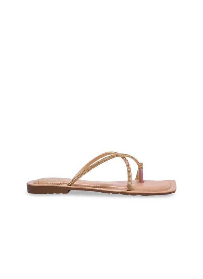 شوتوبيا Shoetopia Embellished Comfortable Slip on Flats | Cushioned Footbed | Flexible | Casual, Ethnic, Festive, Party Wear