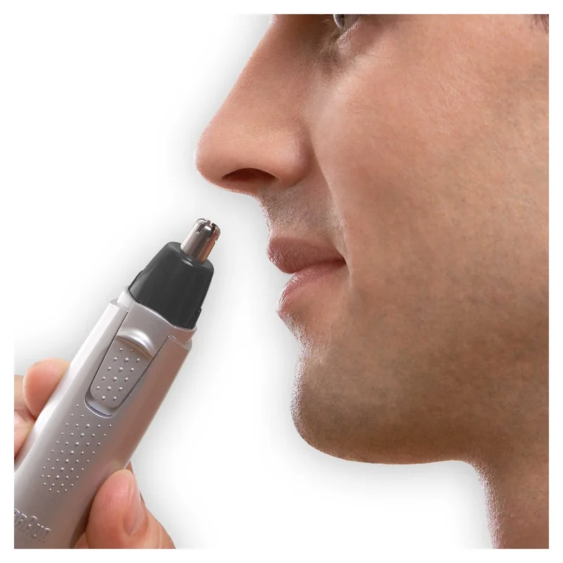 Braun Ear & Nose Trimmer, Precision Grooming for Ear and Nose Hair, Safe & Washable Design - EN10