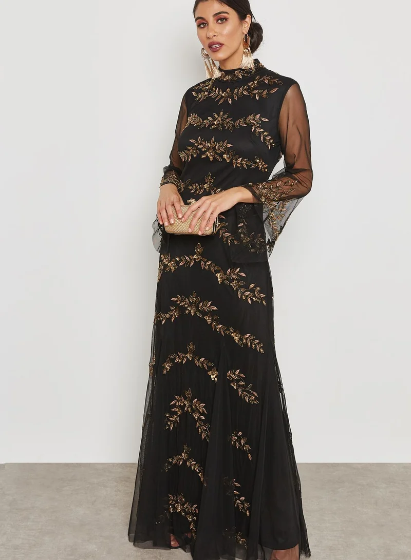 Raishma Embroidered Maxi Dress