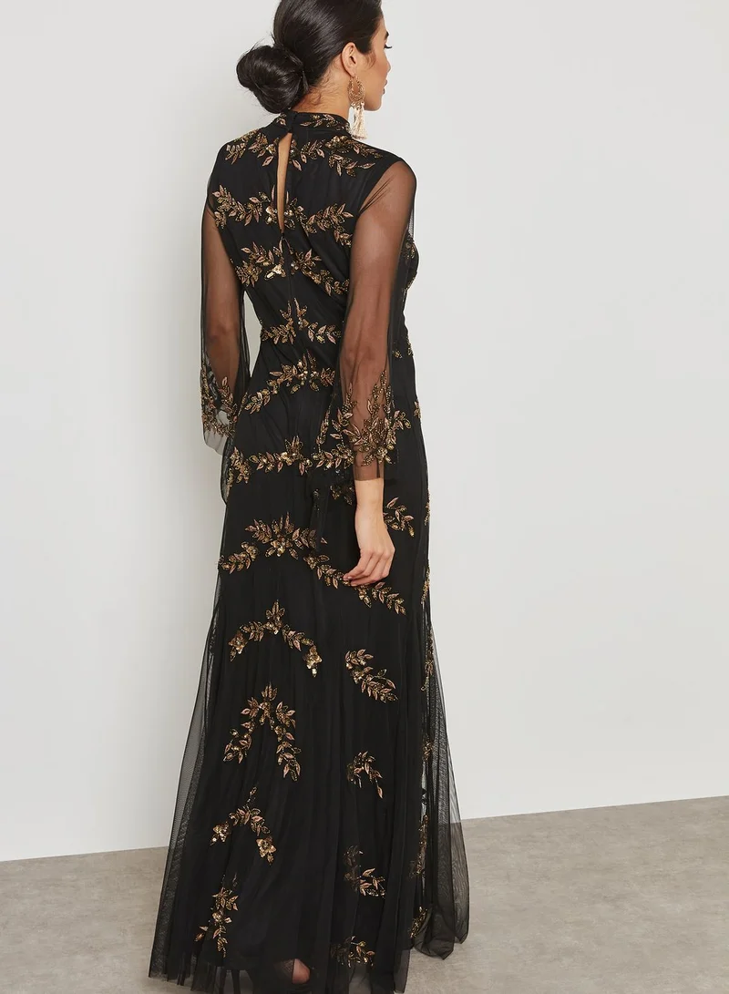 Raishma Embroidered Maxi Dress