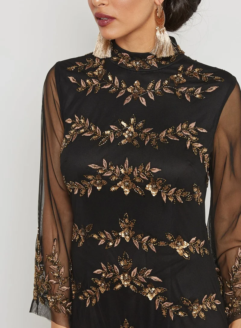 Raishma Embroidered Maxi Dress