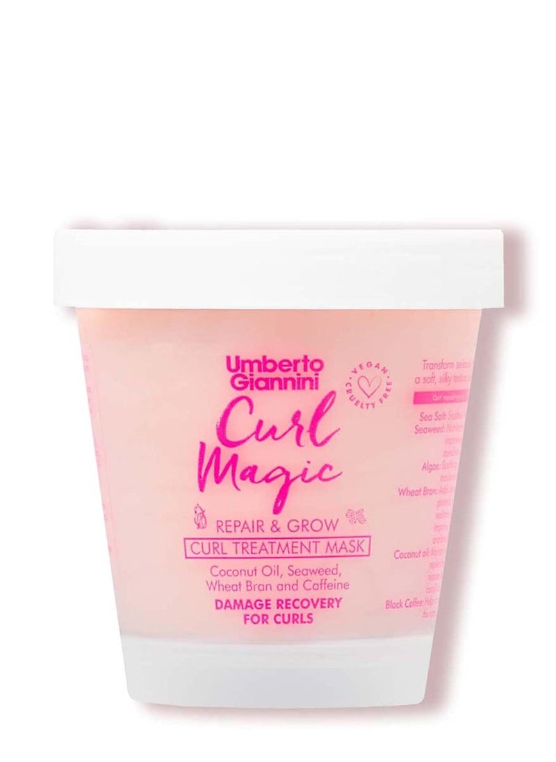 Umberto Giannini Curl Magic Hair Mask, Vegan & Cruelty Free Repair & Growth Curl Treatment Mask with Seaweed, Wheat Bran & Caffeine, 230 ml - pzsku/Z2307112FCD6C489B13EFZ/45/_/1737547675/d478ba12-1cef-4177-927c-cd86f5c2d214