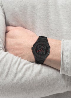 HUGO BOSS Men's Analog Round Shape Silicone Wrist Watch 1530326 - 42 Mm  - Image 4