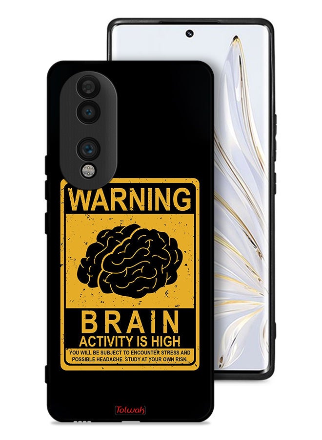 Tolwak Honor 70 Protective Case Cover Warning Brain Activity Is High - Image 1