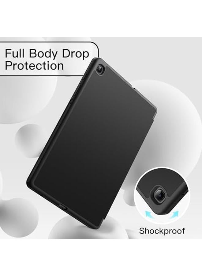 جي تيك حافظة لجهاز سامسونج جالكسي تاب S6 لايت 10.4 بوصة 2024 2022 2020 مع حامل قلم S، غطاء رفيع للكمبيوتر اللوحي مع ظهر ناعم من مادة TPU مع خاصية الإيقاظ التلقائي والنوم (أسود) - Image 4