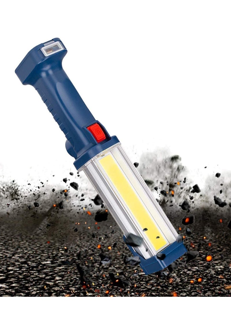 WARSUN LED Work Light Rechargeable Portable Mechanic Trouble Light with1200 Lumens COB worklight Magnetic Base Cordless Floodlight for Car Repair Camping Hiking 30w - Image 2