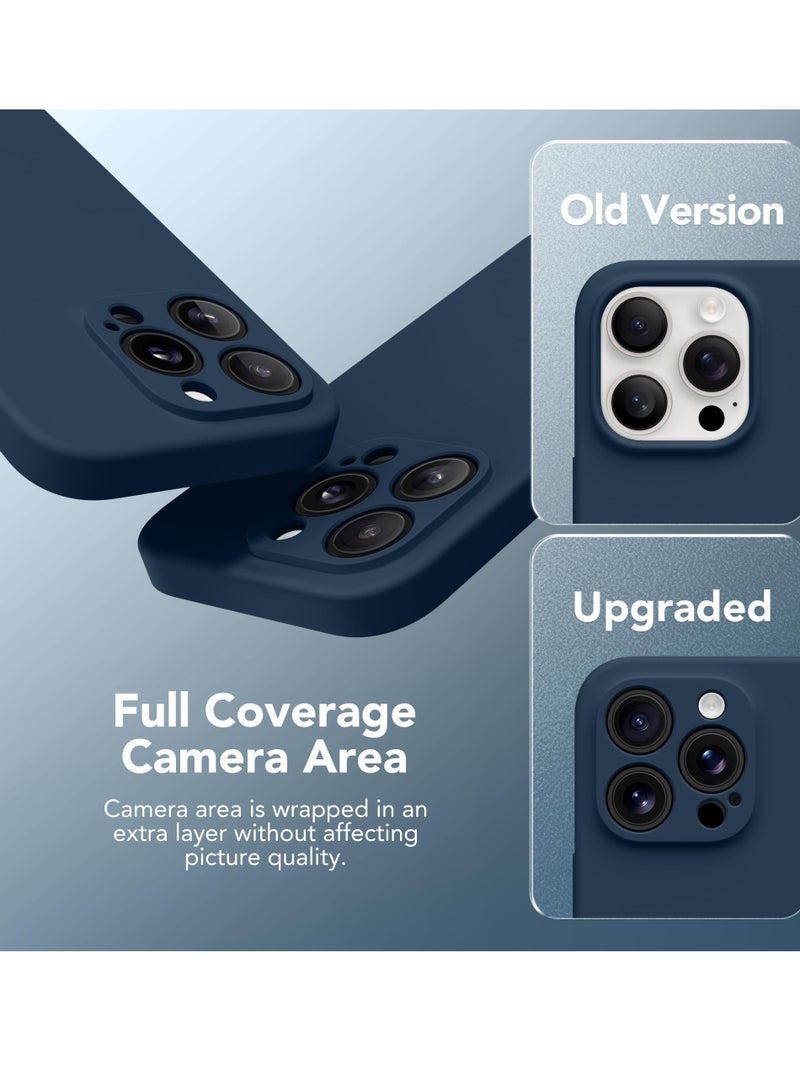 SUYDANBOX Magnetic for iPhone 15 Pro Case Compatible with MagSafe [Full Camera Protection][Screen Protector] Silicone Shockproof Protective Phone Case for iPhone 15 Pro 6.1" Cobalt Blue - Image 5