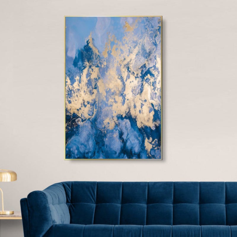 Marktna Modern design canvas painting with a hollow frame, size (50×70), one piece - Image 1