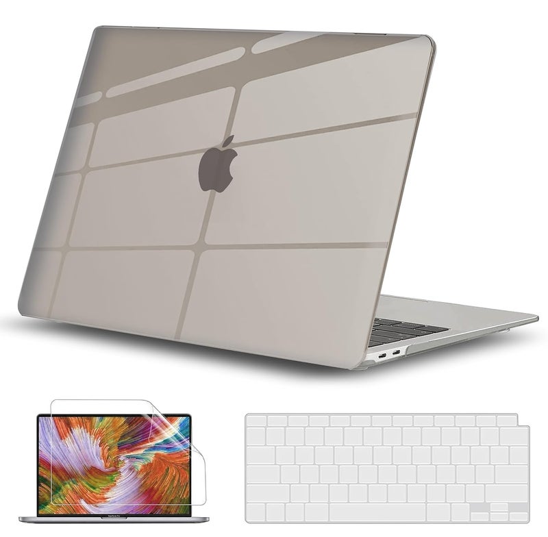 Gioia Bazaar Compatible with MacBook Air 15 inch Case Cover 2023 Release A2941 M2 Chip, Protective Plastic Hard Shell Case Cover (Grey) - Image 1