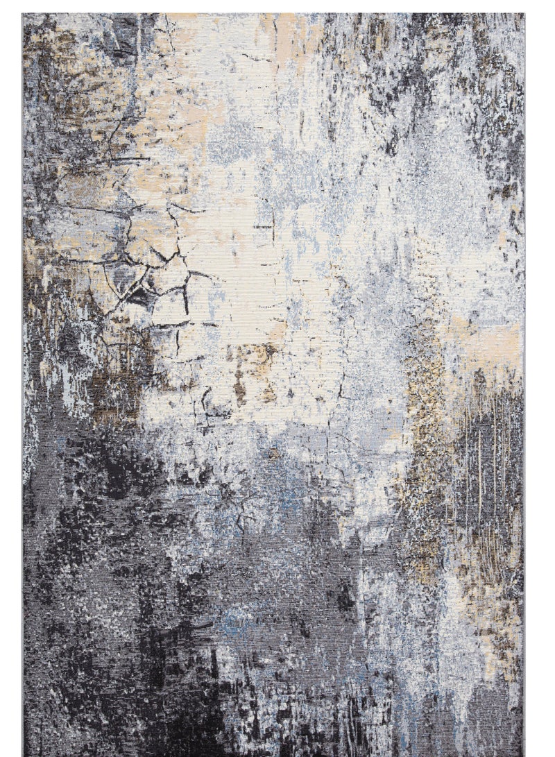 لوفت ايسلا، سجادة أريكة، سجادة غرفة معيشة حديثة، سجادات أرضية ناعمة، وسائد سجادة، سجادة أريكة غير قابلة للانزلاق، سجادة غرفة معيشة قابلة للغسل، مقاس 160 × 235 سم، متعدد الألوان - 306X-Q4 - Image 2