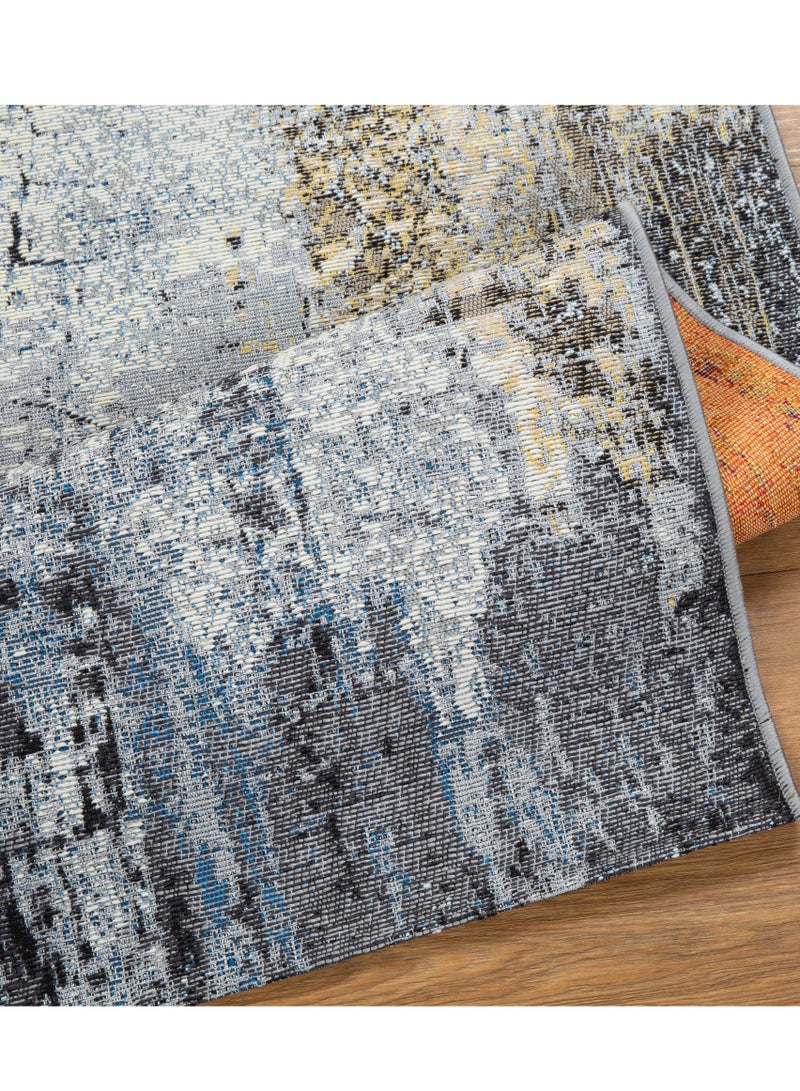 لوفت ايسلا، سجادة أريكة، سجادة غرفة معيشة حديثة، سجادات أرضية ناعمة، وسائد سجادة، سجادة أريكة غير قابلة للانزلاق، سجادة غرفة معيشة قابلة للغسل، مقاس 160 × 235 سم، متعدد الألوان - 306X-Q4 - Image 3