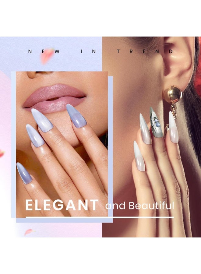 ميزسي مجموعة طلاء أظافر جل عيون القطة 6 ألوان مطورة 9D مجموعة طلاء أظافر جل مغناطيسي عيون القطة مع مغناطيس لامع ثلاثي الأبعاد قابل للغسل بالأشعة فوق البنفسجية مجموعات 7 مل - Image 3