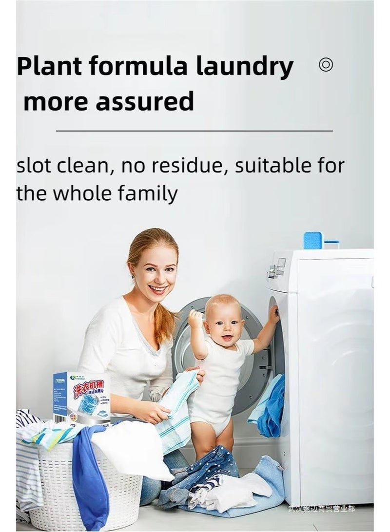 Effervescent washing machine drum cleaner – Automatic washing machine drum cleaning and sanitizing tablets – Pack of 12 tablets - Image 3